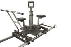 GFM Quad dolly on Tracks